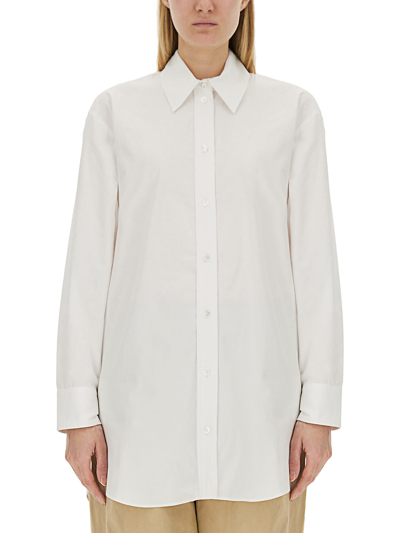 Isabel Marant Cylvany Maxi Shirt In White
