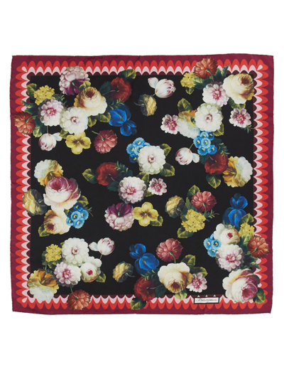 Dolce & Gabbana Silk Scarf In Multicolour