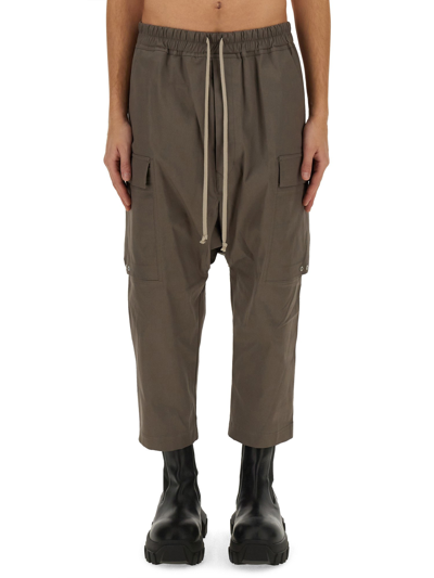 Rick Owens Cargo Trousers In Beige