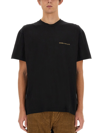 Awake Ny Back-print Cotton T-shirt In Black