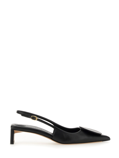 Jacquemus Les Slingbacks Duelo B In Black