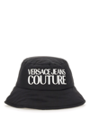 VERSACE JEANS COUTURE BUCKET HAT WITH LOGO