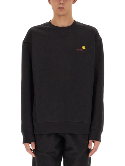 Carhartt Wip Sweatshirt With Logo In Black
