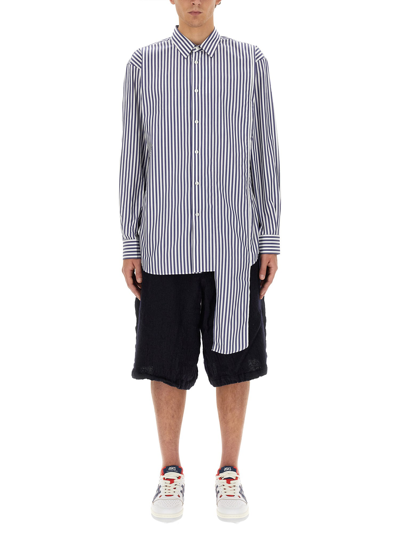 Comme Des Garçons Shirt Asymmetrical Shirt In Multicolour