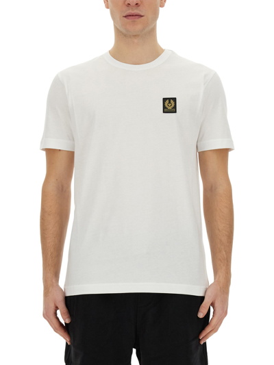 Belstaff T-shirt Mit Logo-patch In White