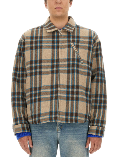 Represent Plaid-check Flannel Shirt In Multicolour