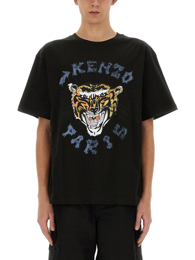 Kenzo T-shir Oversize Fit In Black