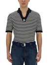 DOLCE & GABBANA V-NECK POLO SHIRT