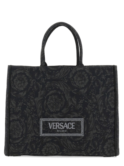 VERSACE LARGE SHOPPER BAG "ATHENA BAROQUE"