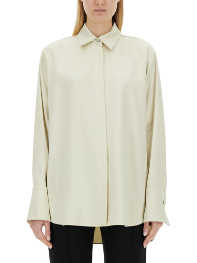 Jil Sander Shirt With Long Sleeves In Ivory