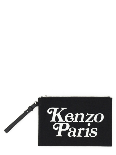 Kenzo Clutch Large In Black