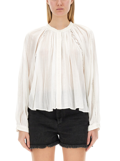 Marant Etoile Janelle Blouse In Weiss