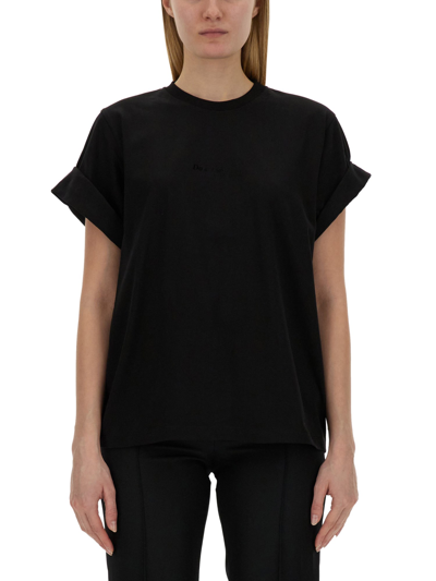 Victoria Beckham Cotton T-shirt In Black