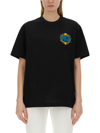Etro Logo Embroidered Oversized T-shirt In Black