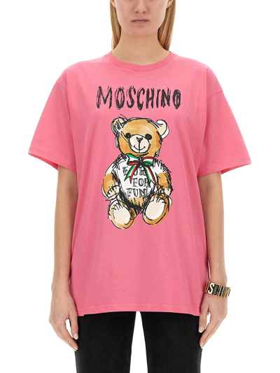 MOSCHINO TEDDY PRINT T-SHIRT