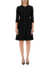 Dolce & Gabbana Midi Dress Rachel In Black