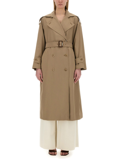 Max Mara Trench "sail" In Beige