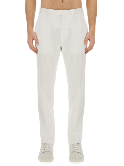 Zegna Cotton Pants In White
