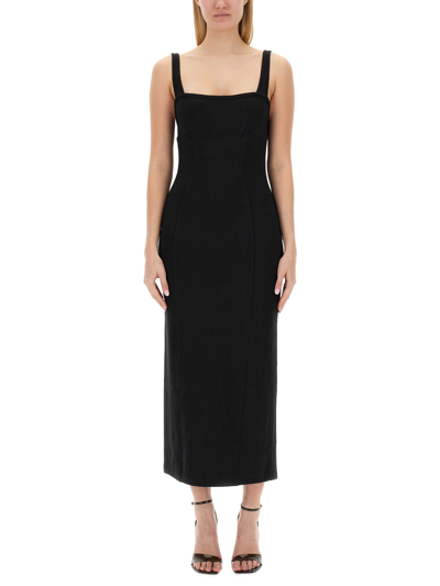 HELMUT LANG ASYMMETRICAL DRESS