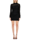 Helmut Lang Mini Dress In Black