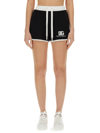 Dolce & Gabbana Shorts With Logo Embroidery In Black