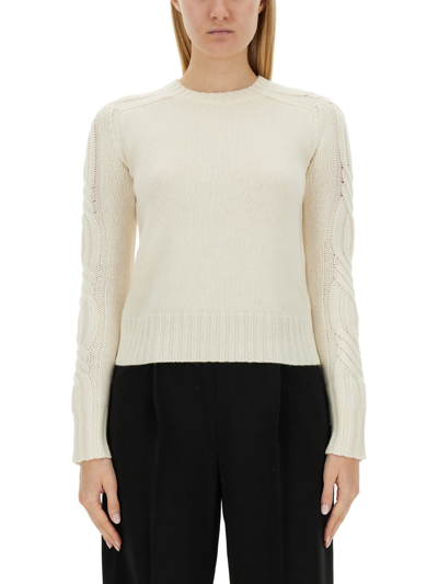 Max Mara Jersey "saloon" In White