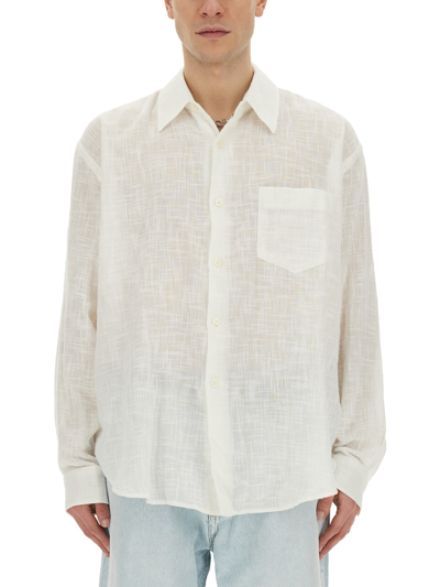 Our Legacy Button-down Shirt In White