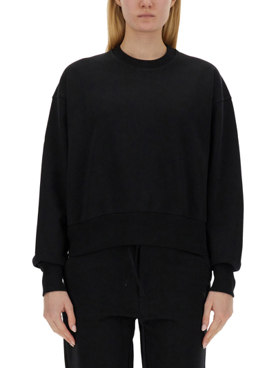 Y-3 Cotton Sweatshirt In Black