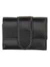 Jacquemus "le Compact Baby" Wallet In Black