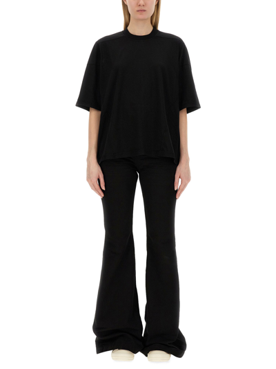 Rick Owens Drkshdw Walrus T Organic-cotton T-shirt In Black
