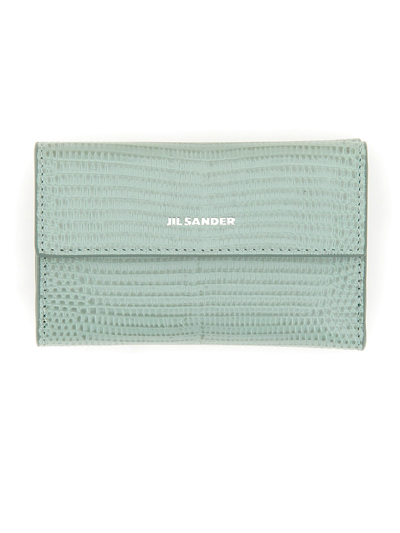 Jil Sander Baby Wallet In Azure