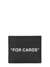 OFF-WHITE CARD HOLDER FOR CARDS