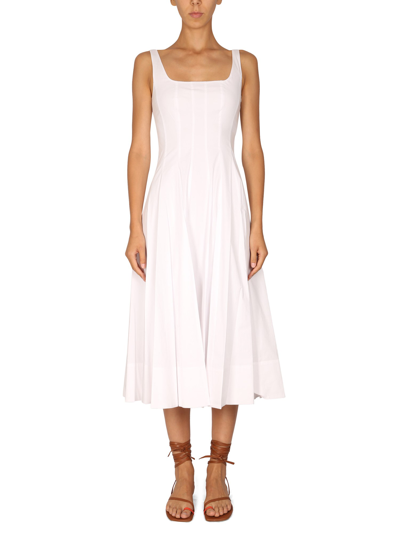 Staud Wells Dress In White