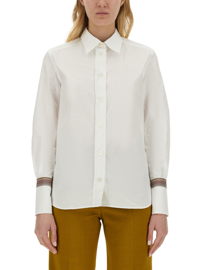 Paul Smith Cotton Shirt In White