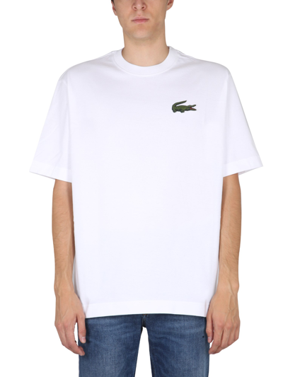 Lacoste Crewneck T-shirt In White