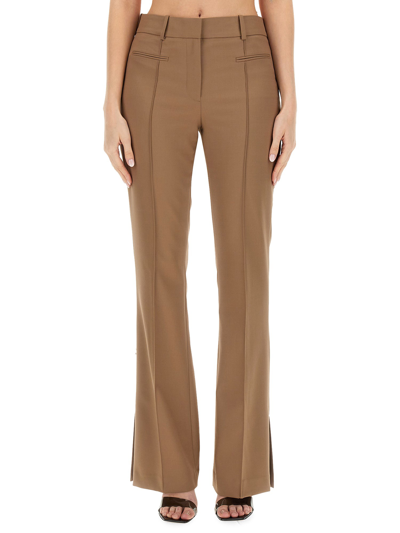 Helmut Lang Slim Fit Trousers In Beige