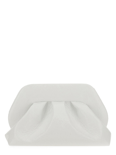 Themoirè Clutch "tia" In White