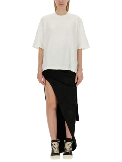 Rick Owens Drkshdw Walrus T-shirt In White