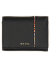 PAUL SMITH TRI-FOLD LEATHER WALLET