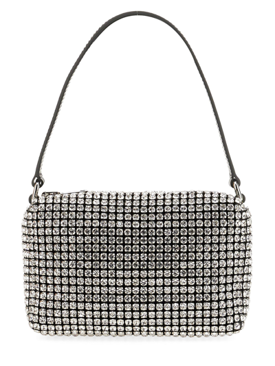 Alexander Wang Heiress Medium Pouch In Silver