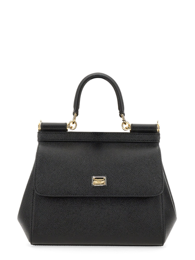 Dolce & Gabbana Shoulder Bag Sicily In Black