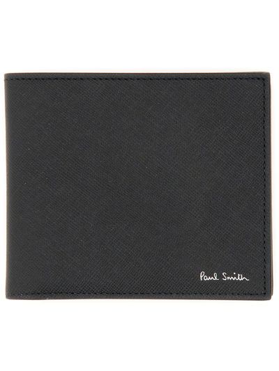 Paul Smith Leather Wallet In Multicolour