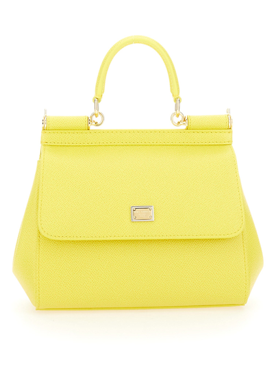 Dolce & Gabbana Bag "sicily" In Yellow