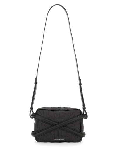 Alexander Mcqueen Camera Bag "harness" In Black