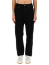 Saint Laurent Aint Baggy Jean Sn34 In Black