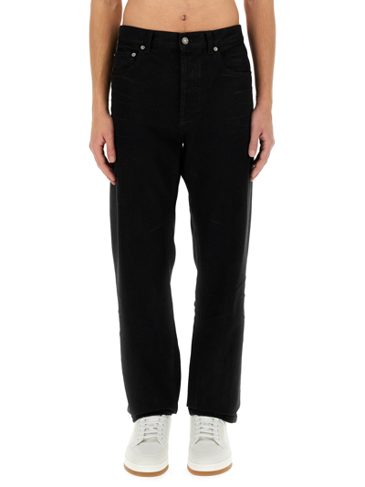 Saint Laurent Wide Jeans. In Black