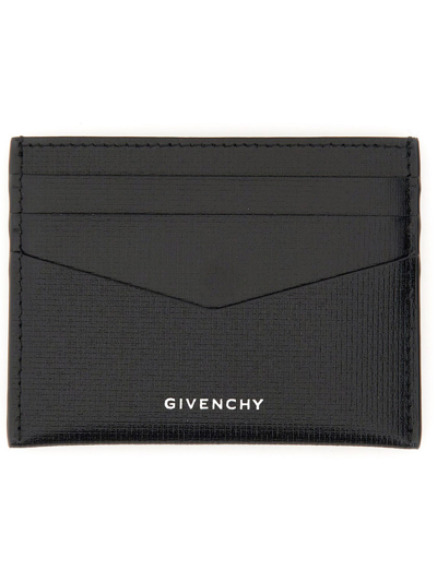 Givenchy Classique 4g Leather Wallet In Black