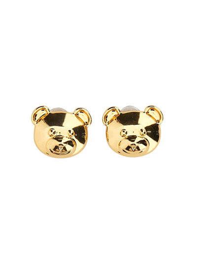 MOSCHINO TEDDY BEAR CLIP EARRINGS