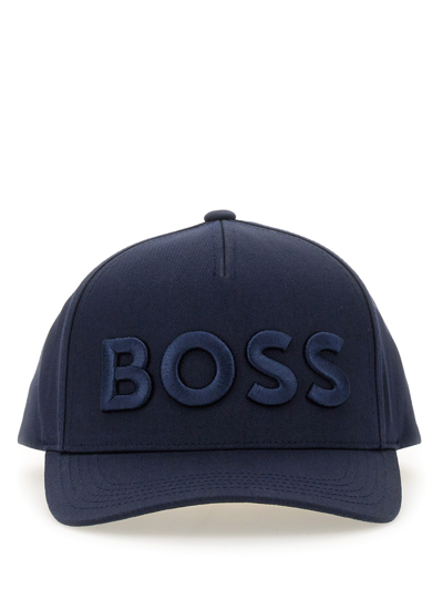 Hugo Boss Baseball Cap In Blue