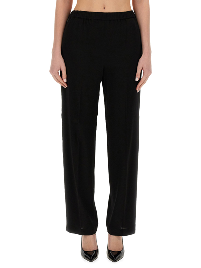 Fabiana Filippi Viscose Pants In Black